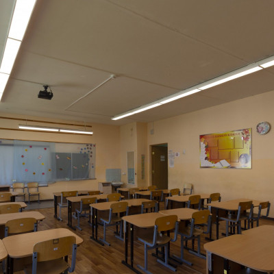 МОУ СОШ №1: модернизация внутреннего и наружного освещения