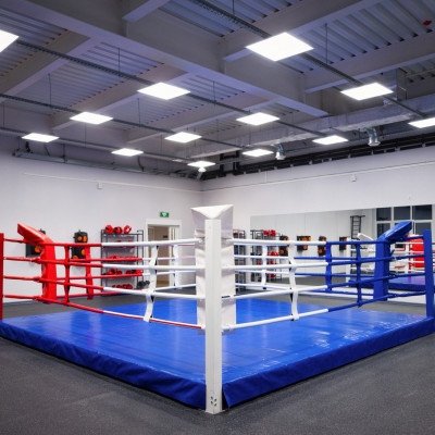 Спортивный комплекс «Россия»: освещение зала для бокса