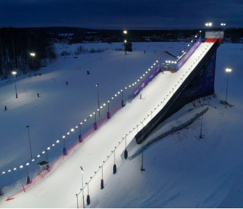 Спортивный комплекс «Подолино»: освещение горнолыжной  трассы