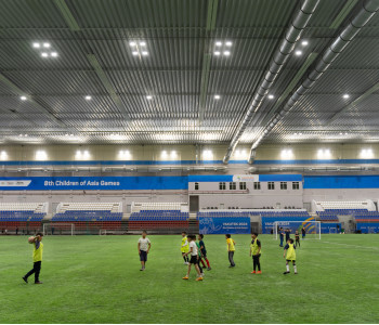 Спортивный комплекс «Дохсун»: освещение футбольного манежа