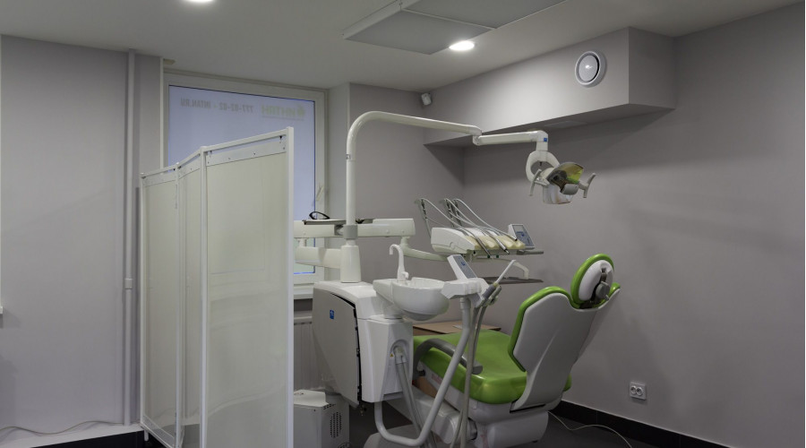 Стоматология «Интан»: внутреннее освещения холлов и кабинетов  