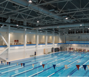 Межвузовский студенческий городок: освещение бассейна 