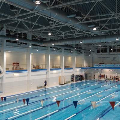 Межвузовский студенческий городок: освещение бассейна 