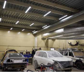  Студия детейлинга Oblik: освещение в модернизированной студии 