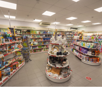 Супермаркеты Super BABYLON: замена освещения торгового зала