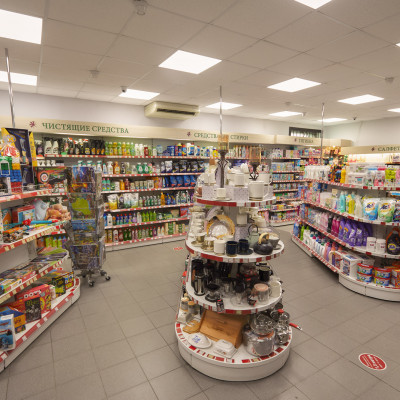 Супермаркеты Super BABYLON: замена освещения торгового зала