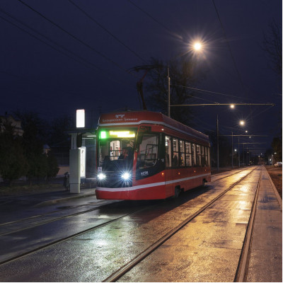 Таганрог: переосвещение центральных улиц города  