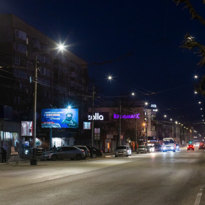 Тамбов: освещение улицы Базарная