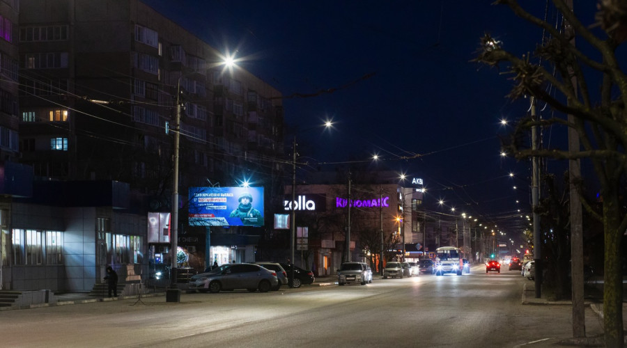 Тамбов: освещение улицы Базарная