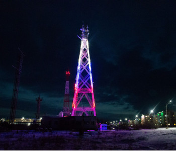 Телевышка: архитектурно-художественная подсветка
