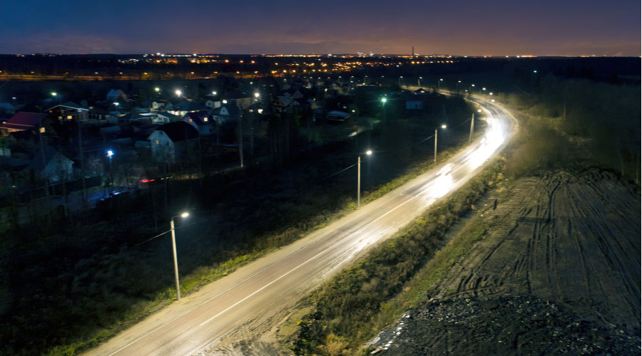 Освещение Железнодорожной улицы
