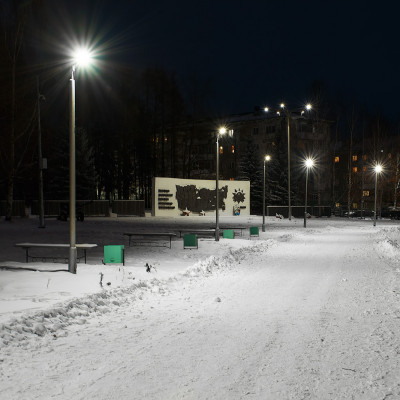 Город Верхняя Салда: уличное освещение