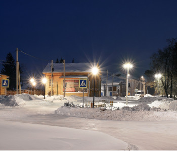 Реконструкция уличного освещения города Тара