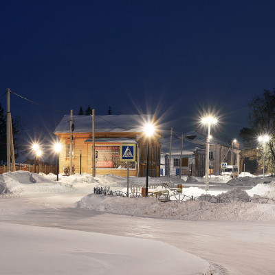Реконструкция уличного освещения города Тара