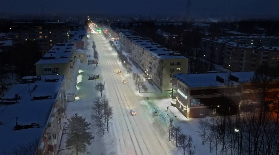 Город Ржев: замена устаревшего уличного освещения