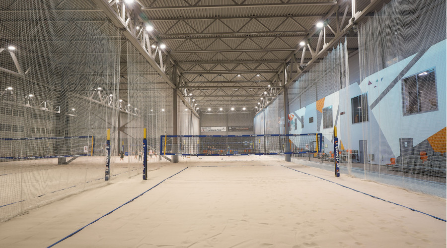 Освещение волейбольного центра