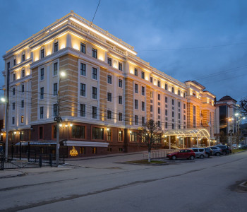 «Волга Премиум Отель»: архитектурная подсветка