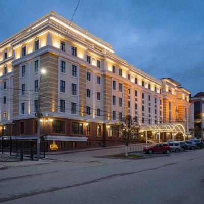 «Волга Премиум Отель»: архитектурная подсветка