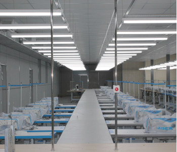 Швейная фабрика г. Кинешма: освещение рабочих мест