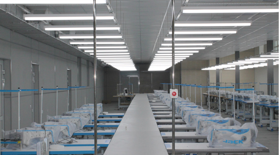 Швейная фабрика г. Кинешма: освещение рабочих мест