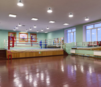 МБУ ДО СШ «Заполярный ринг»: освещение спортивного зала