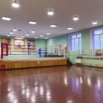 МБУ ДО СШ «Заполярный ринг»: освещение спортивного зала