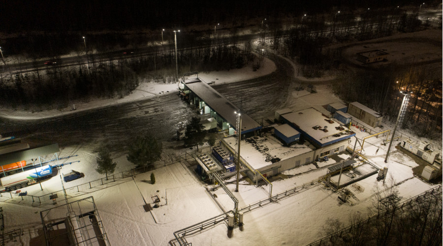 Заправка «Газпром»