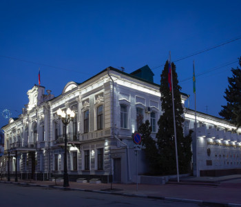 Здание администрации Тамбова: архитектурная подсветка