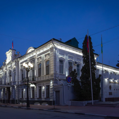 Здание администрации Тамбова: архитектурная подсветка