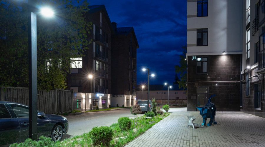 ЖК «Кот Д Азур»: освещение прилегающей территории
