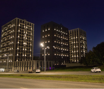 ЖК «Невский» (Ижевск): архитектурная подсветка