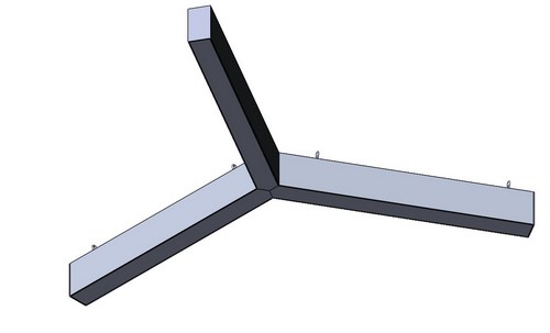 Стыковка под углом 120 градусов